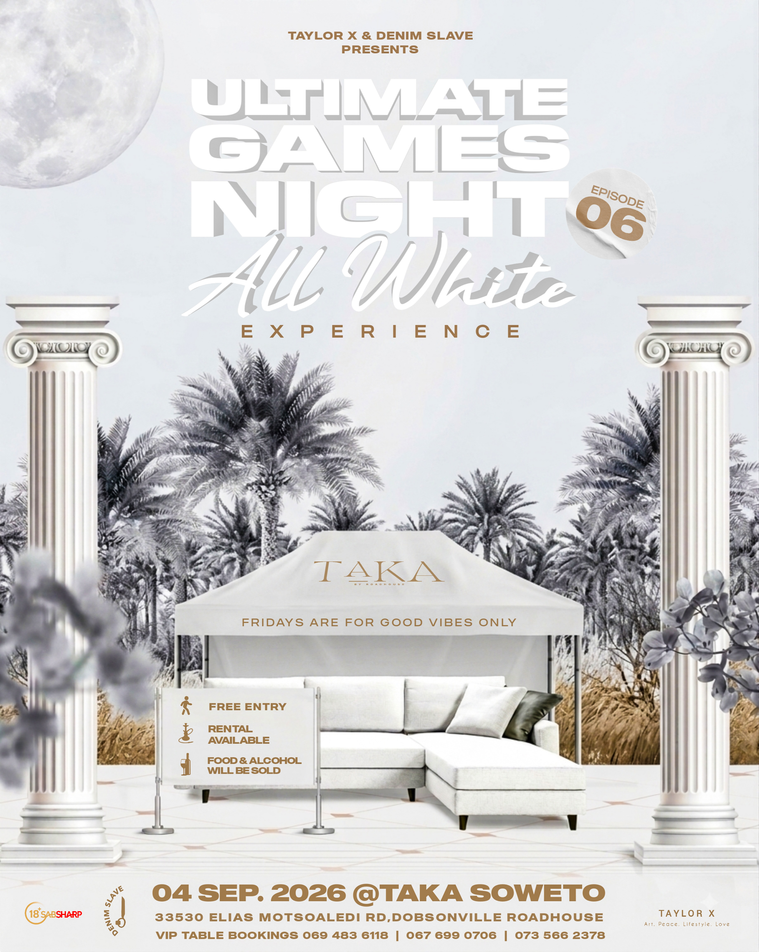 Ultimate Games Night - All White Experience